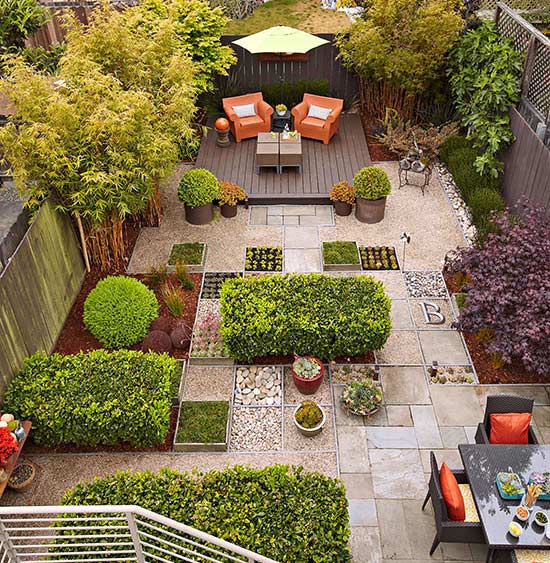11个50平方米小型别墅花园设计实景图案例欣赏
