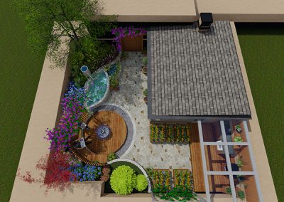 万科·国宾润园屋顶花园设计效果图