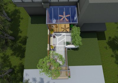 建发·翡翠鹭洲小型别墅花园设计效果图
