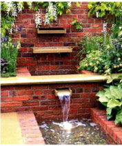 别墅花园装修如何选择屏障和边界材料 —砖块