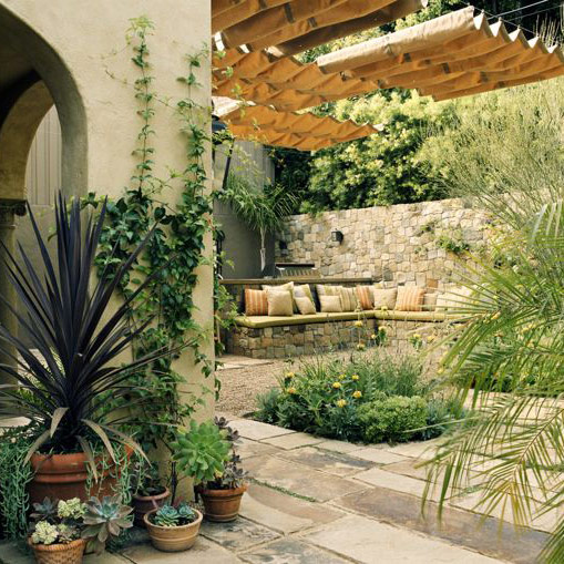 地中海式花园设计8要素—遮阳