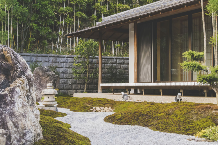 日式别墅花园设计-成都一方园林