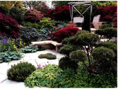 私家别墅庭院景观设计色彩搭配基本知识——缩短视线