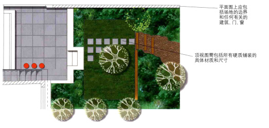 私家别墅花园设计平面图-别墅花园景观设计平面图