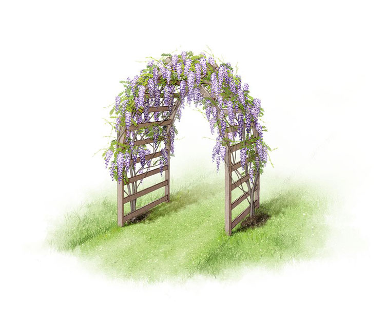 别墅花园拱门设计 (4)