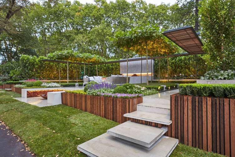 50平方米小型别墅花园设计实景图案例欣赏（5）-成都一方园林绿化公司