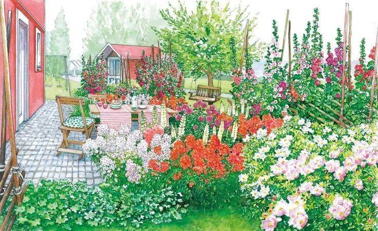 17个英式自然风别墅庭院设计方案案例，个个都舒适自然