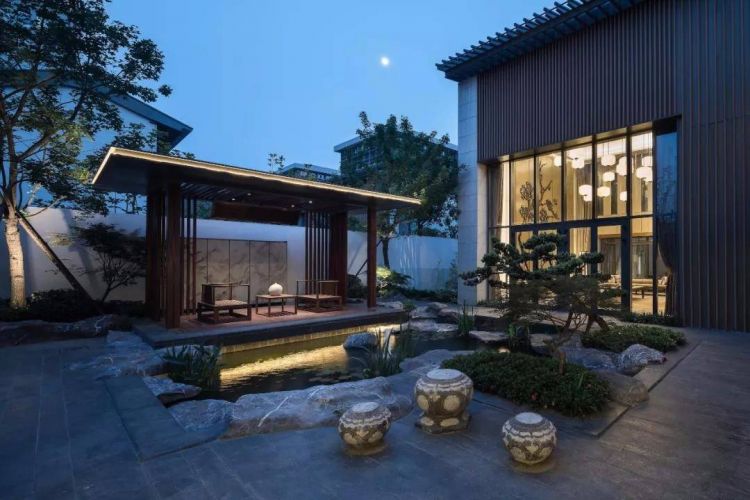 14个100平新中式别墅庭院景观设计实景图片雷竞技在线官网